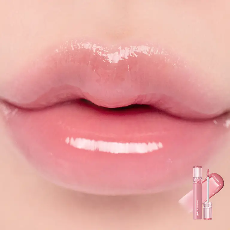 [Sanrio EDITION] rom&nd Glasting Color Gloss (Set/Single) (18 Colors) [SINGLE] 01 Peony Ballet
