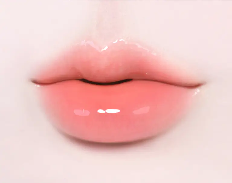 MilkTouch Glow Fit Color Stain Lip Tint (8 Colors) Peach Veil