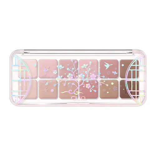 CLIO Pro Eye Palette Air (Set/Single) (12 Options) [Heritage Edition/Renewal] M20 Plum Blossom Ribbon