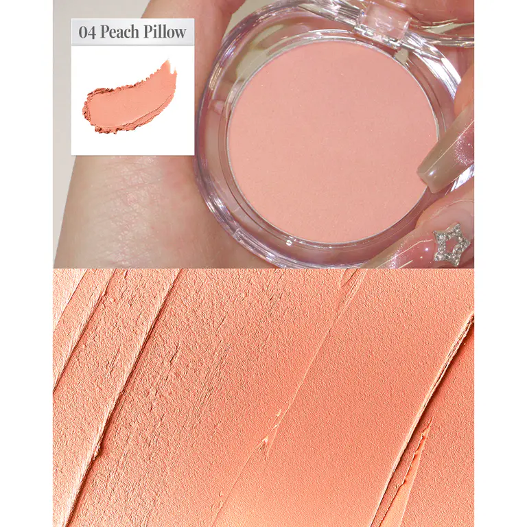 Glint by VDIVOV Soft Fit Cheek (Set/Single) (6 Colors) 04 Peach Pillow