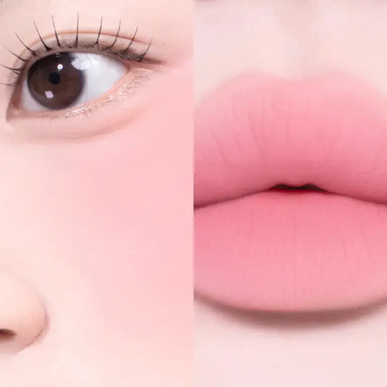 [MY MELODY & KUROMI EDITION] AMUSE Powder Lip & Cheek (+Acrylic Charm, Seal Sticker) [KUROMI] 07 Rose Girl