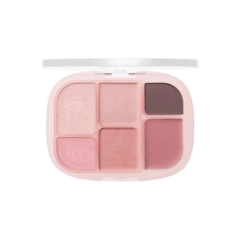 [8colors] WAKEMAKE Soft Sheer Multi Palette 0.21 oz.(6.1g) 04 PEACH FLUSH 0.21 oz.(6.1g)