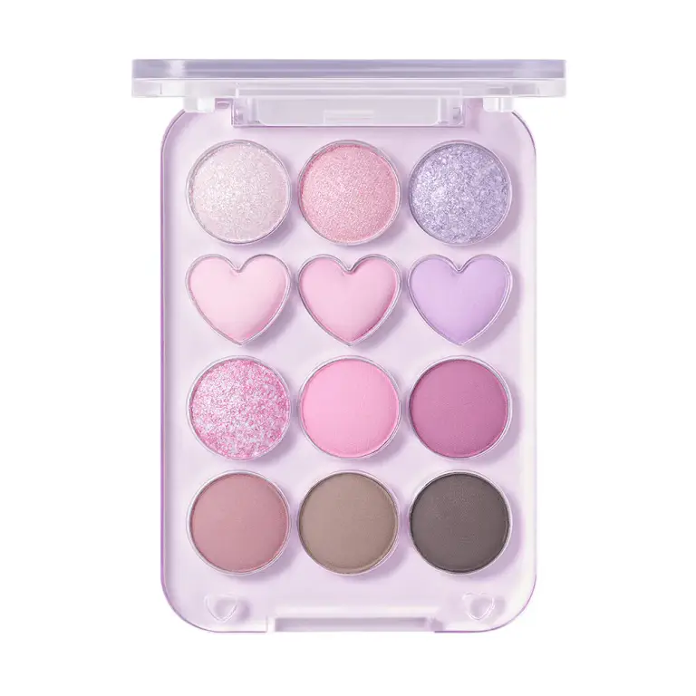 [4colors] COLORGRAM Pin Point Eyeshadow Palette 03 Pink + Lavender = Love 0.31 oz. (8.9 g)