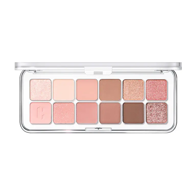 CLIO Pro Eye Palette Air (Set/Single) (12 Options) 02 Rose Connect