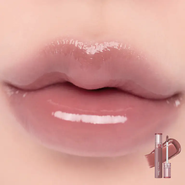 [Sanrio EDITION] rom&nd Glasting Color Gloss (Set/Single) (18 Colors) [SINGLE] 05 Dim Mauve