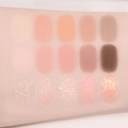 fwee More Mood Eyeshadow Palette (6 Options) 02 More Than Coral