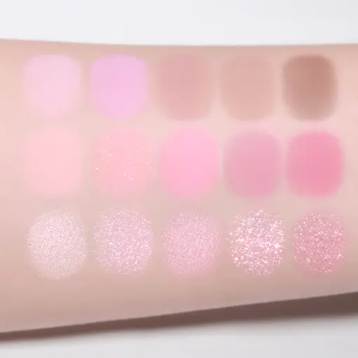 fwee More Mood Eyeshadow Palette (6 Options) 03 More Than Pink